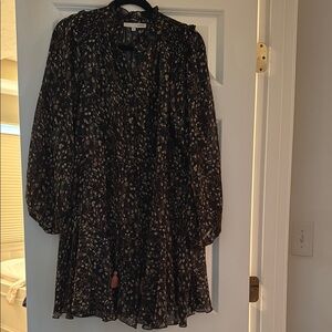 Baltic Born Black Floral Dress